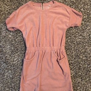 Girls teddy cloth dress